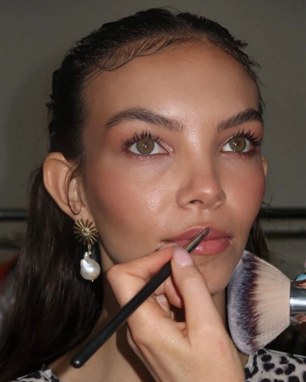 Backstage at Australian Fashion Week